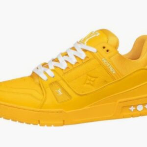 Louis Vuitton Trainer Yellow Embossed Monogram